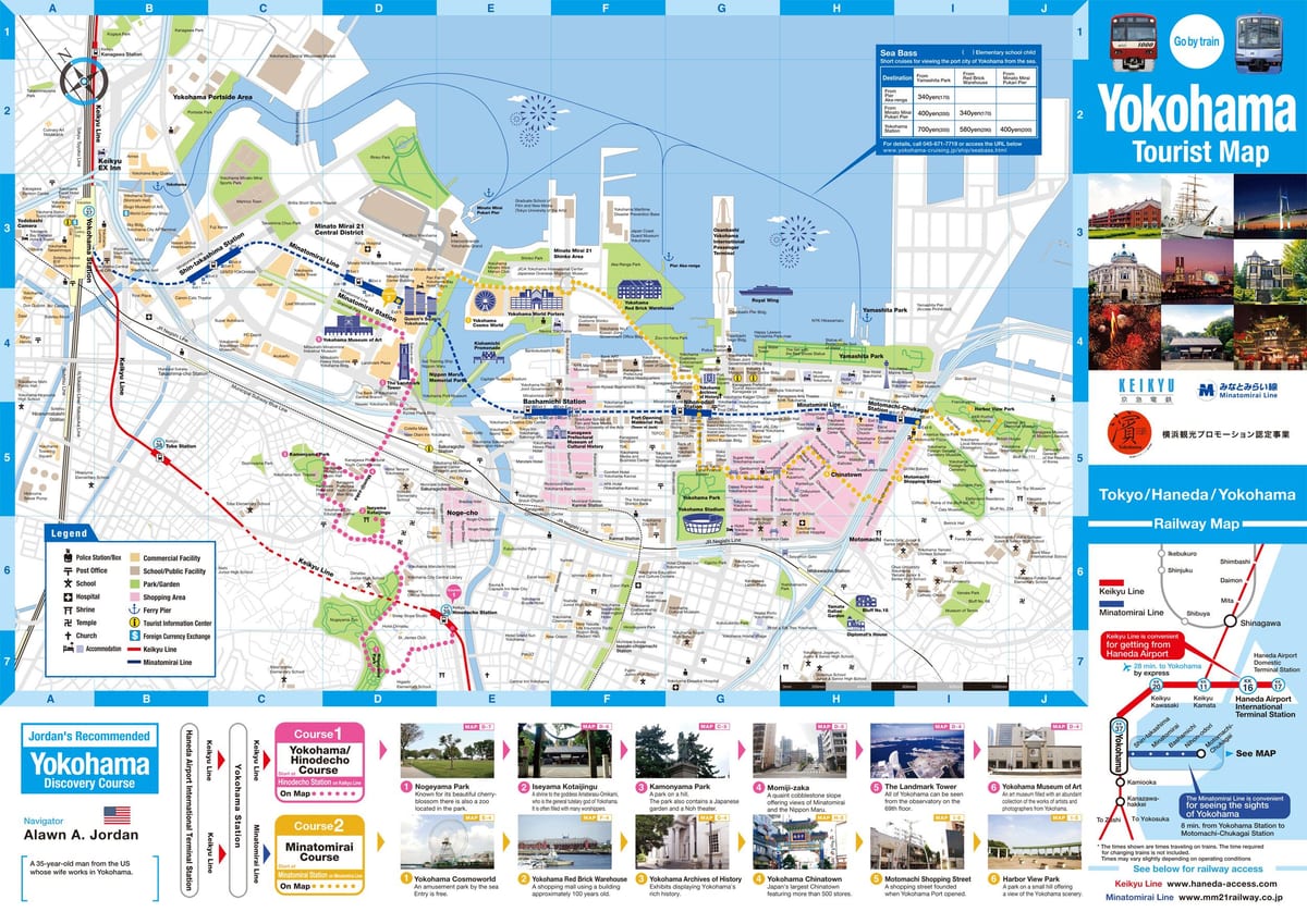 Mapa Yokohama erakargarri